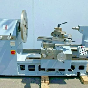 57.5" Diameter Geiger Sliding Gap Bed Turning Wood Lathe