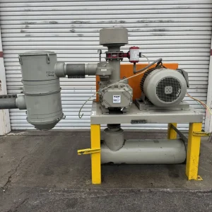 The RAM Roots Dresser Rotary Lobe Blower Model 418 System 40HP Motor Silencer