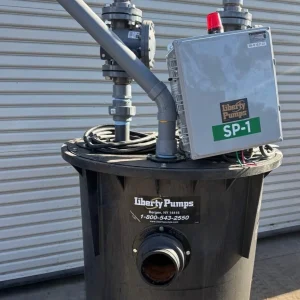 LIBERTY PUMPS 1102/LEH103M Duplex Sewage Pump SIMPLEX SYSTEMS With Control Panel