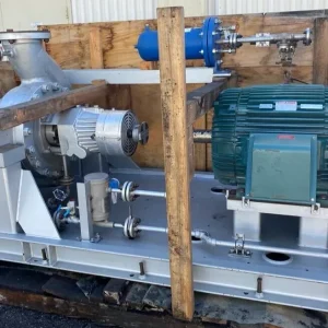 Sulzer OHH 8x10x21B-1 Horizontal Centrifugal Process Pump 100 HP Motor 1965 GPM