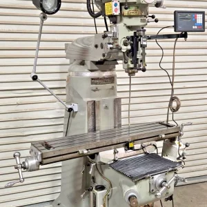 Sharp Bridgeport Vertical Mill Milling Machine 3 HP DRO 9x42 Chrome Ways Nice