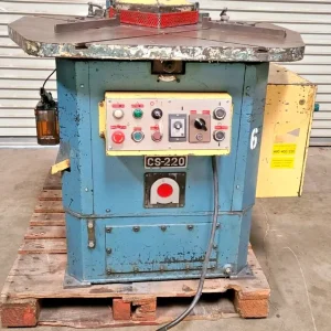 AMADA CS-220 Hydraulic Corner Shear Notcher 10 Ton Metal Steel 1/8 Thickness