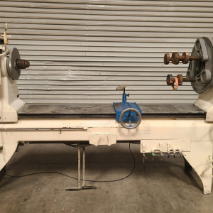 LITTON Model KA Glass Lathe 35” Swing 72” Centers 8” Bore Large Rare Machine