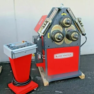 AKYAPAK 3 x 3 Angle Bending Roll Hydraulic Guide Rolls Model APK 81 Brand New