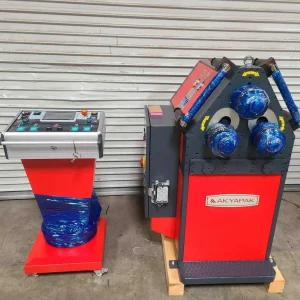 Brand New AKYAPAK 2 x 2 Angle Bending Roll Mechanical Guide Rolls Model APK 50