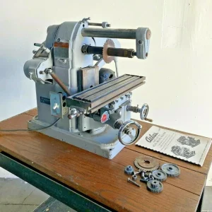 Atlas MF Horizontal Mill Milling Machine Rare Vintage Machinist Tool 110 Volt