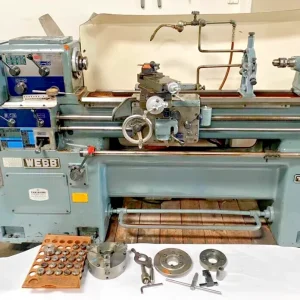 WEBB Takisawa 15 x 40 Engine Lathe TSL-1000 D 5C Collets W/ Tooling