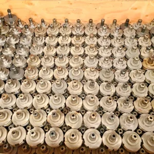 Lot of 100 TECNARA Tool Holder ER16 Collet Chuck CNC 100-1103-4 Japan HSK 100 A