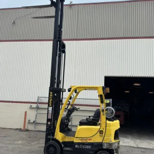 2018 Hyster S50FT 5000 LBS Forklift LPG Triple Mast Sideshift 189" Height